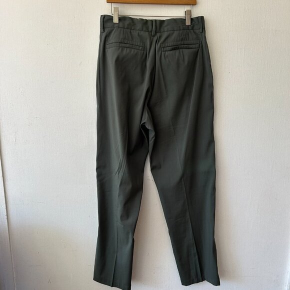 Banana Republic Stretch Wool Blend Pants Mens 31R Green VTG Chino Pants Workwear - Picture 6 of 6